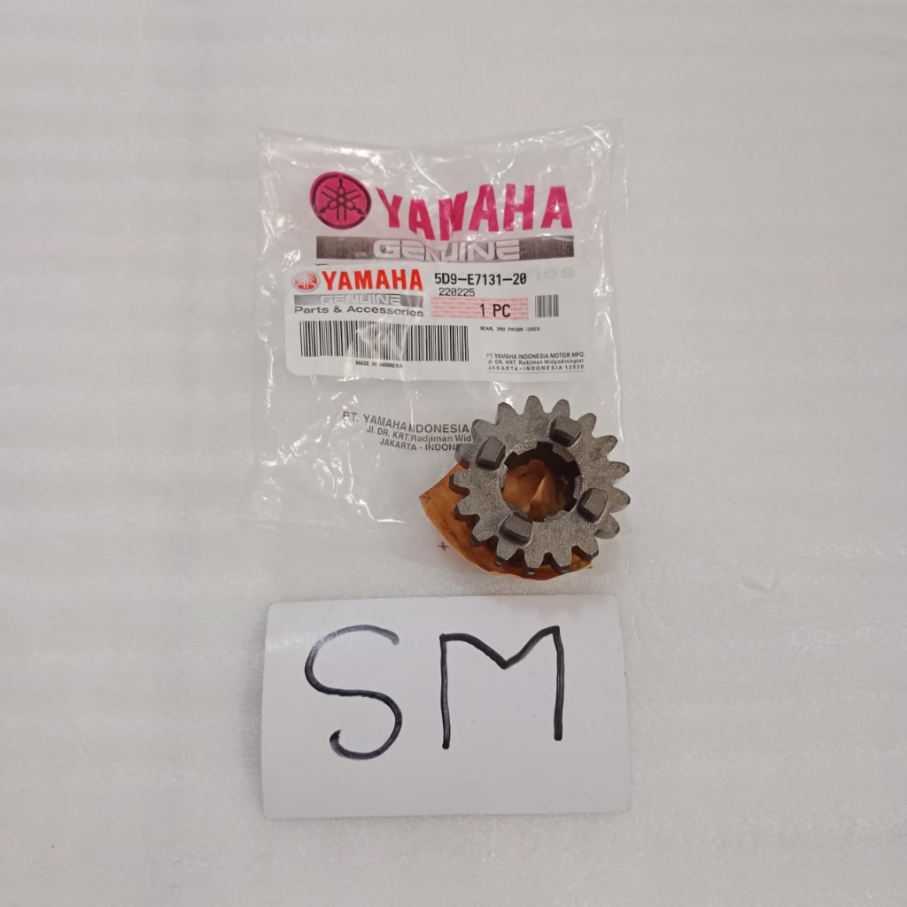 เกียร์ 3rd pinion เกียร์อัตราส่วน 17T Vega ZR 5D9-E7131-20 เดิม Yamaha YGP