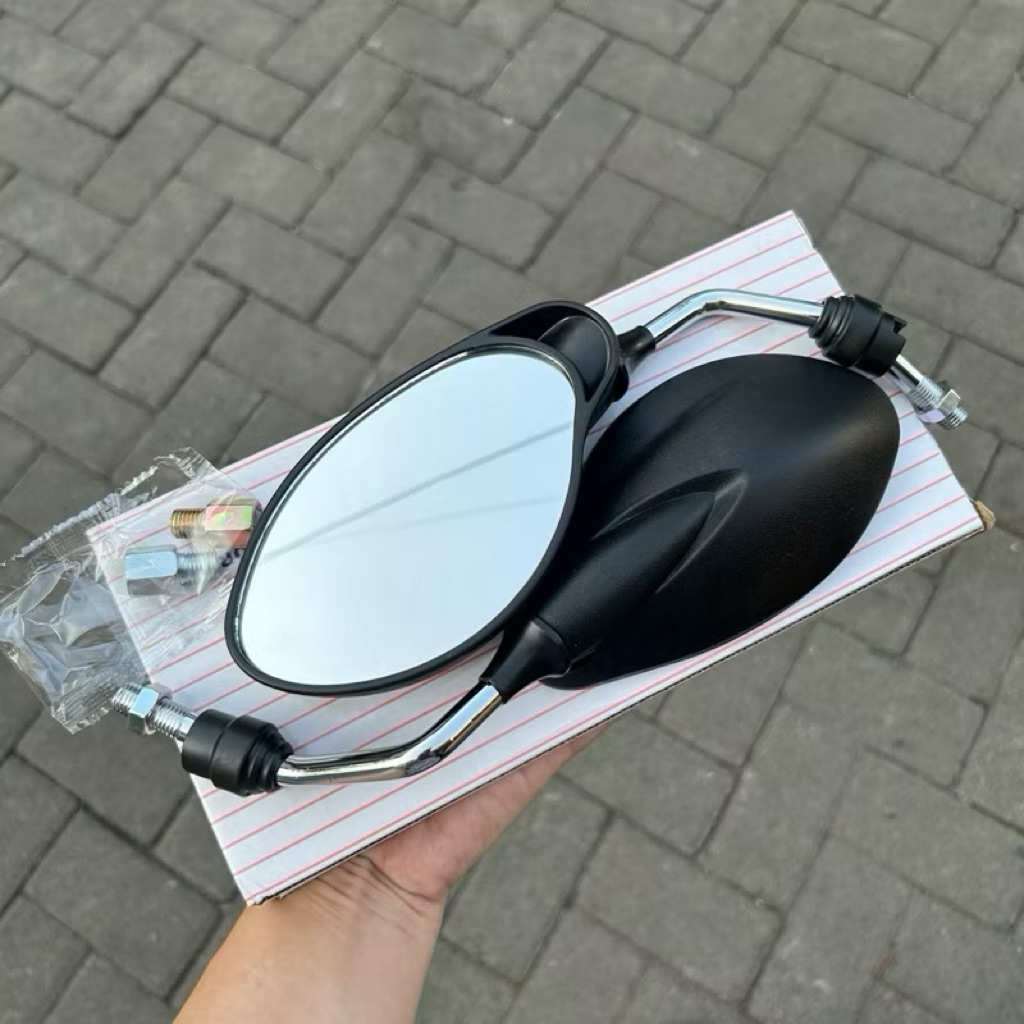 กระจกมอไซค์ รุ่น X1 Chrome Stem 125z Thailand Honda & Yamaha - 3T_variation