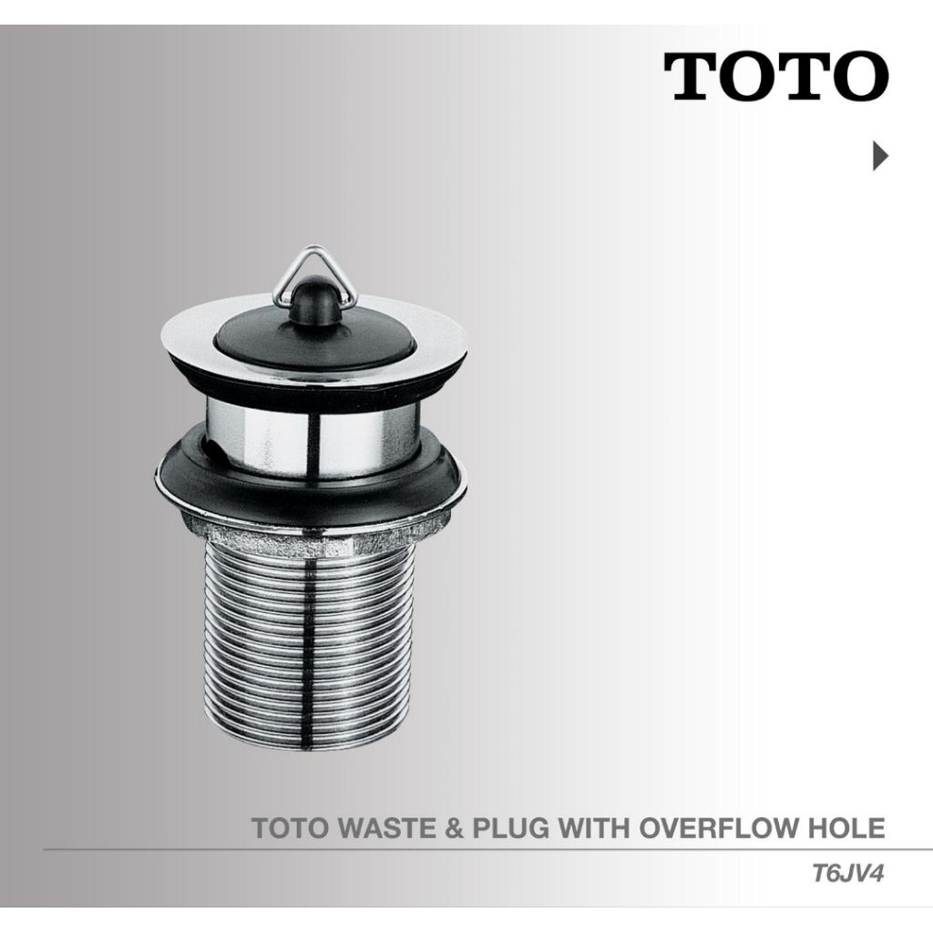 TOTO T6JV4 AFUR ราสแทเฟล / TOTO WASHBASIN & PLUG WITH OVERFLOW HOLE ORIGINAL 100% TOTO