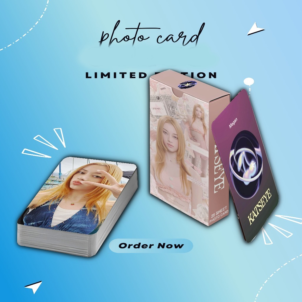 MEGAN KATSEYE PREMIUM PHOTOCARD SET 25 แผ่น