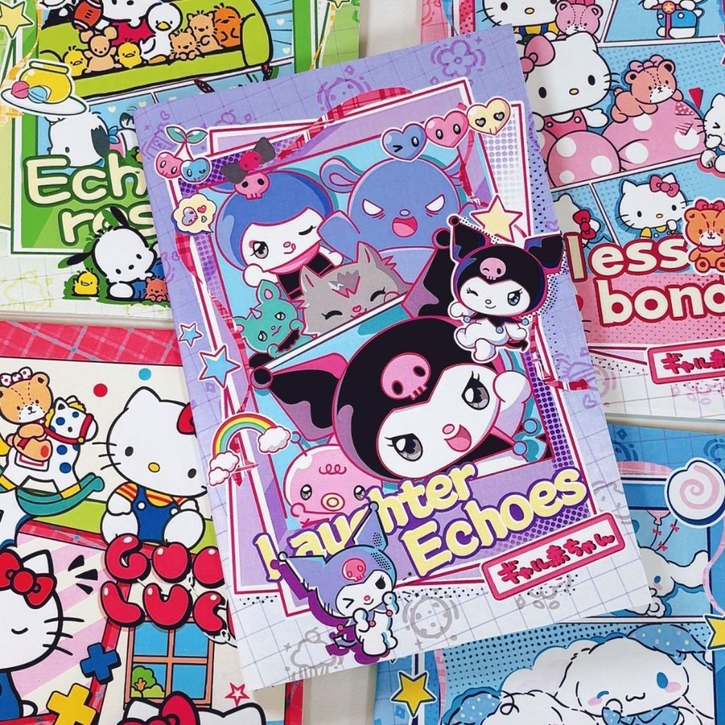 SL88 - Aesthetic Diary Book A5 Sanrio Kuromi Cinnamoroll Motif / Aesthetic Diary Book A5