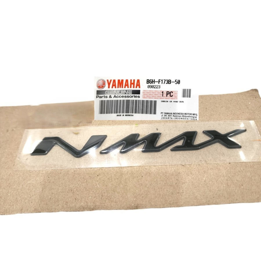 สติ๊กเกอร์สัญลักษณ์โลโก้ Nmax N-Max New Black B6H-F173B-50 Original