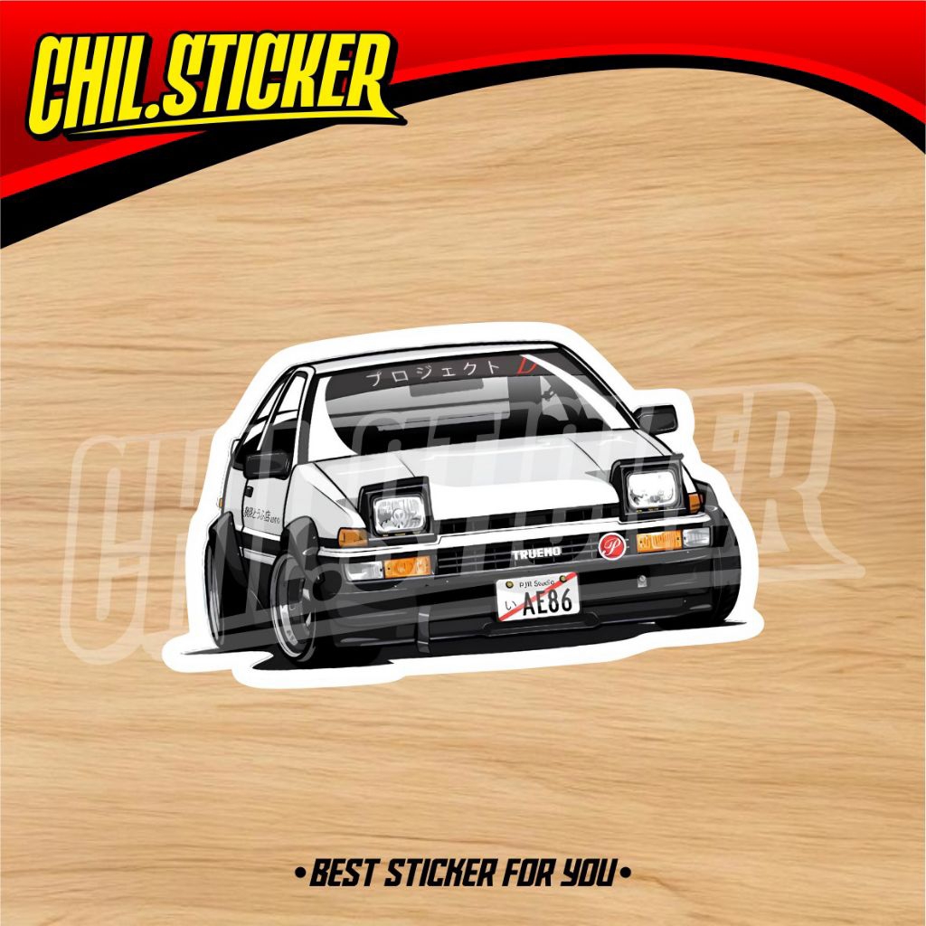 AE86 TRUENO STICKER AE86 สติ๊กเกอร์ติดรถ สติ๊กเกอร์โลโก้รถยนต์ AE 86