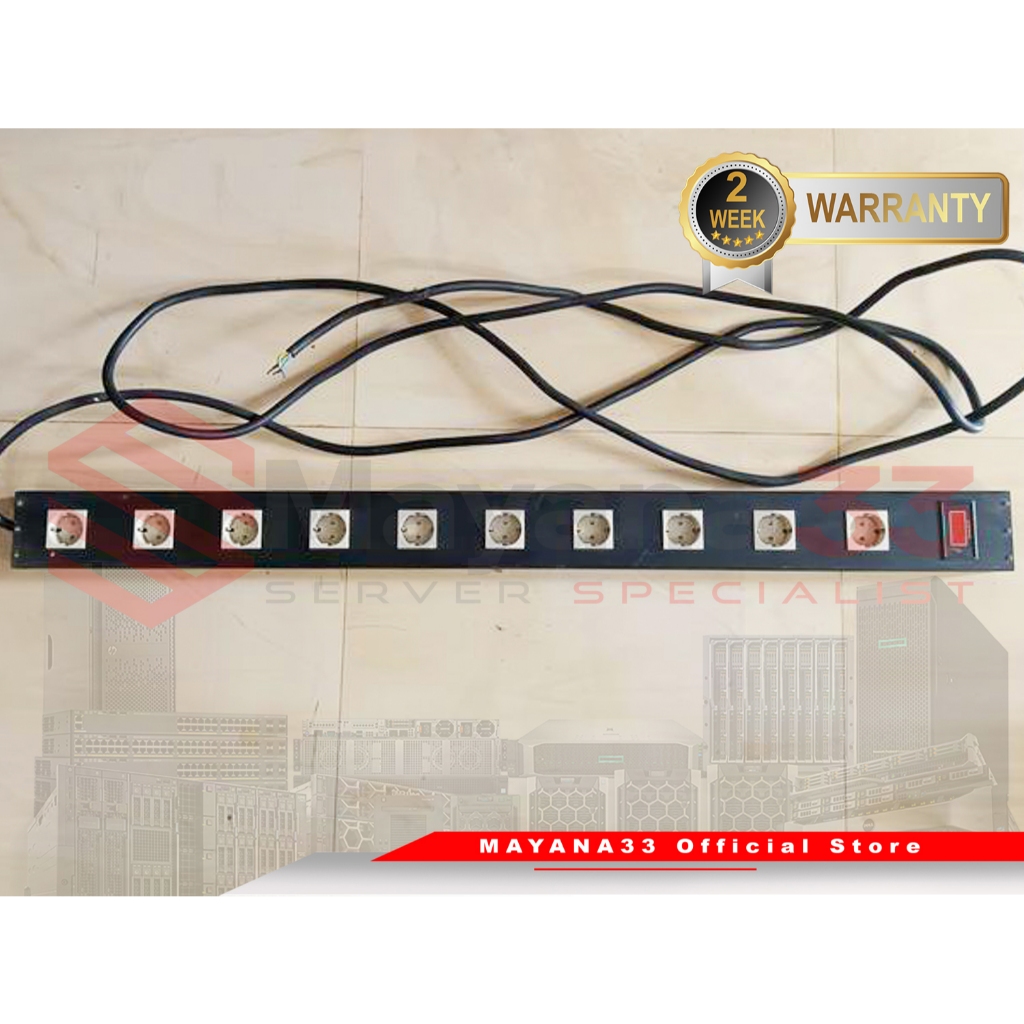 PDU Display 10 Hole Server Rack เหมาะสําหรับอุปกรณ์วัตต์ขนาดใหญ่