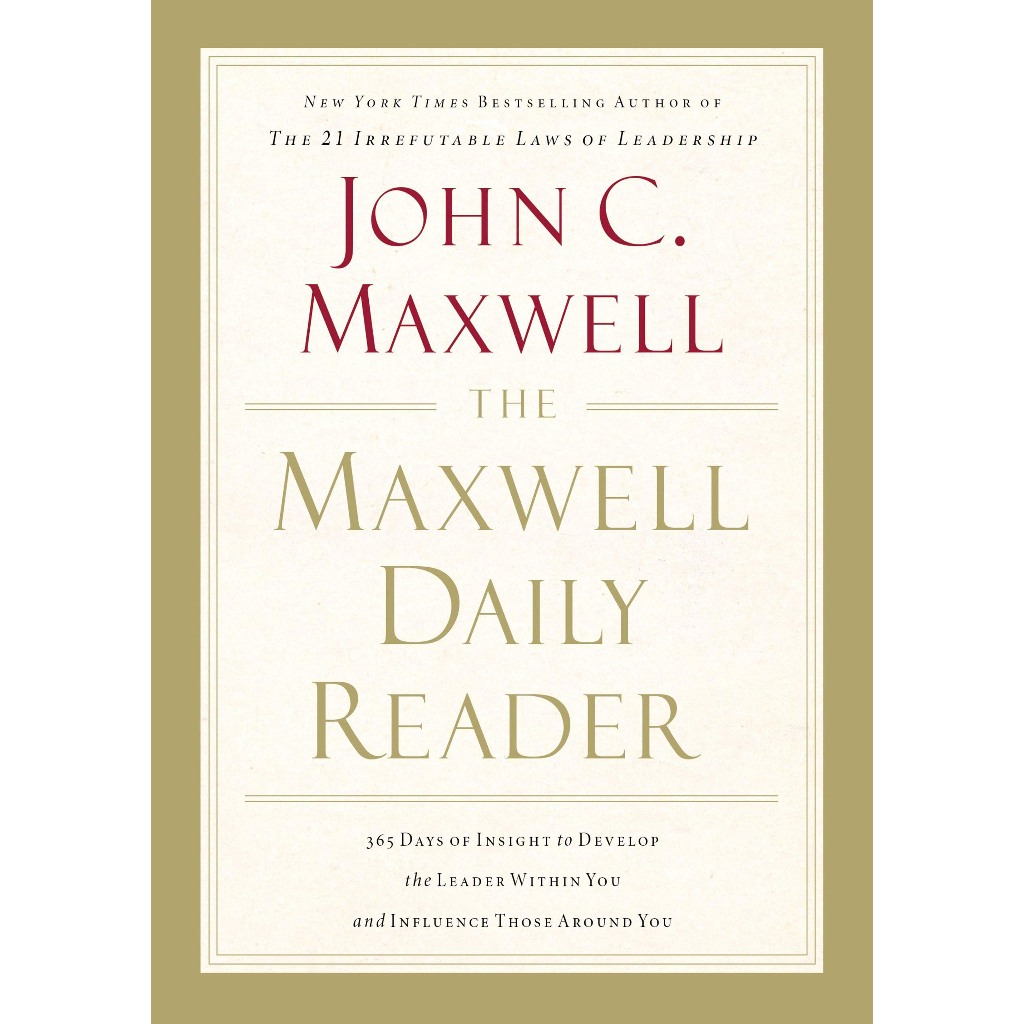 เครื่องอ่านรายวัน Maxwell โดย John C Maxwell