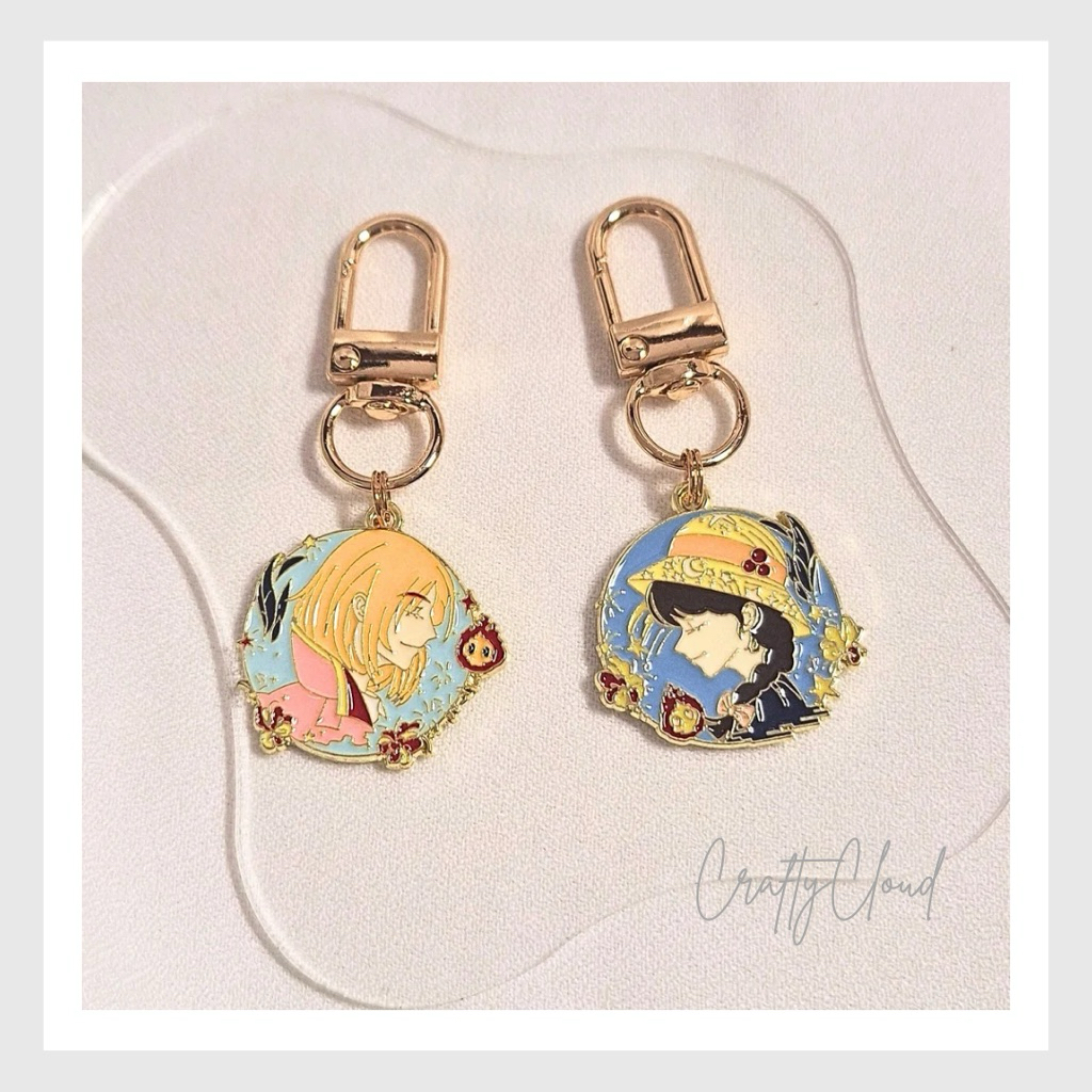 พวงกุญแจ Ghibli Howl & Sophie