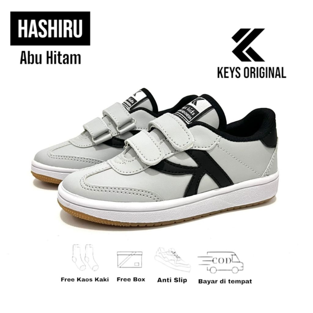 BOYS SNEAKER SHOES BOYS FASHION SHOES GREY BLACK