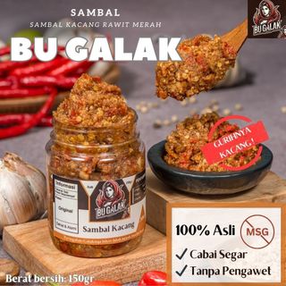 Sambal Kacang Bu Galak | Rawit Merah | Premium Super Pedas