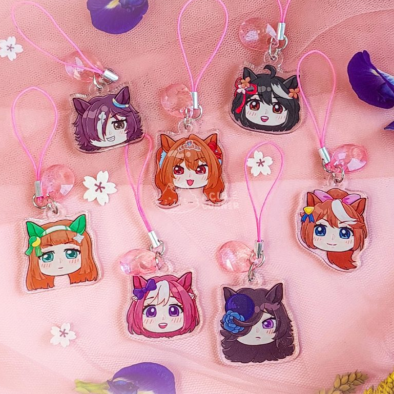 ACULE CORNER - Fanmerch Uma Musume Goldship Maruzensky Haru Urara Oguri Mejiro Kitsan Phonestrap