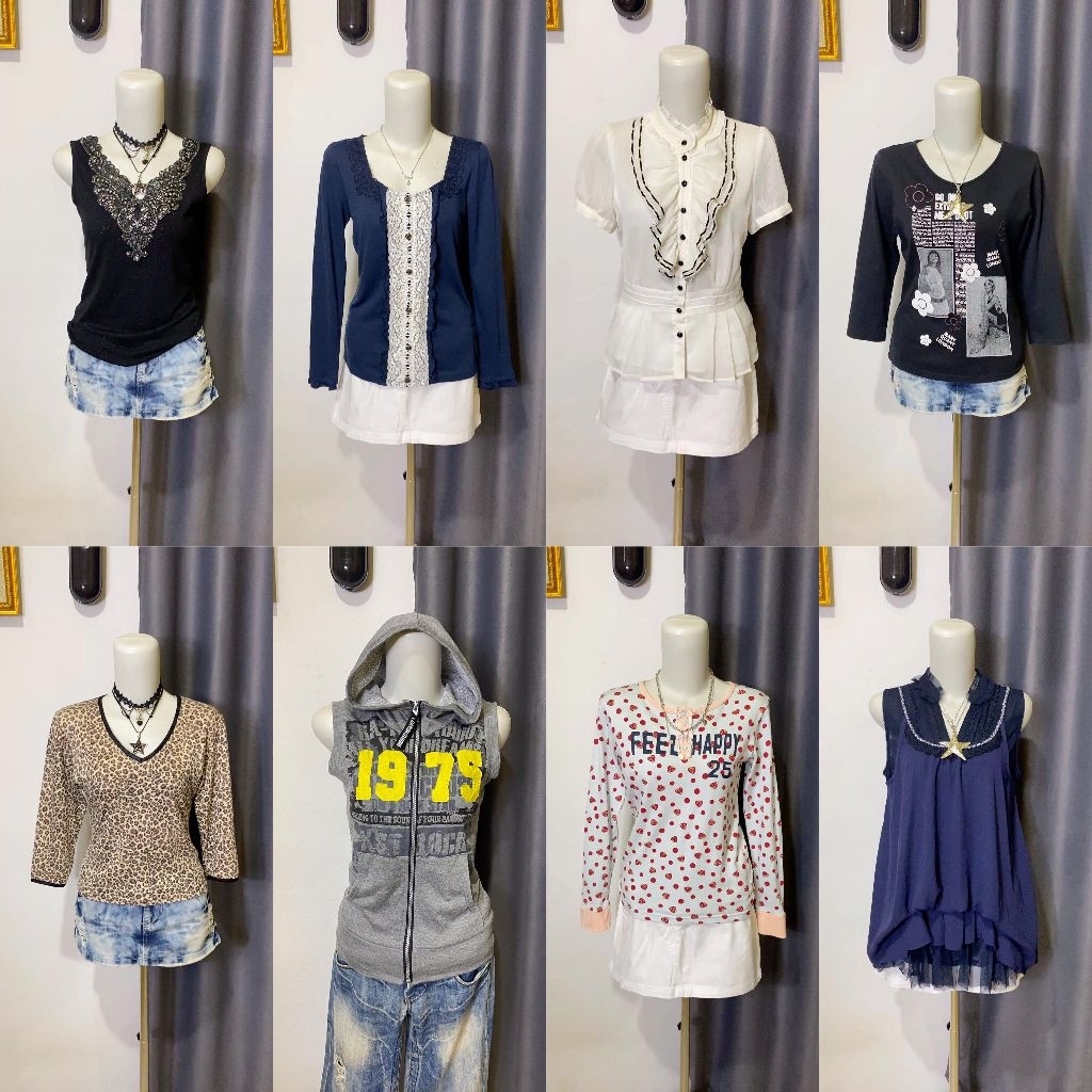 ตัวต่อ 7 | Axes femme เสื้อเบลาส์ เสือดาว เสื้อแจ็คเก็ต