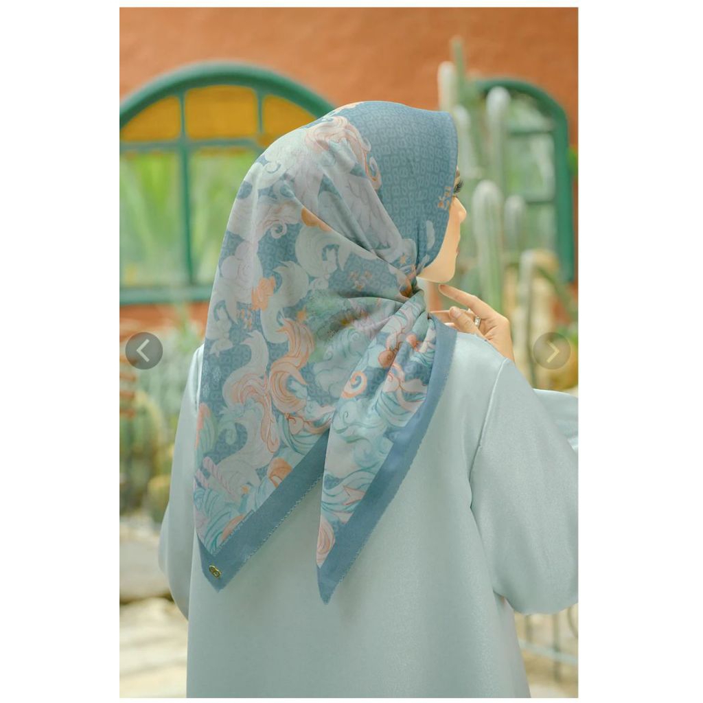 BS Buttonscarves Prelove - The Friendship Voila Square - Pokey