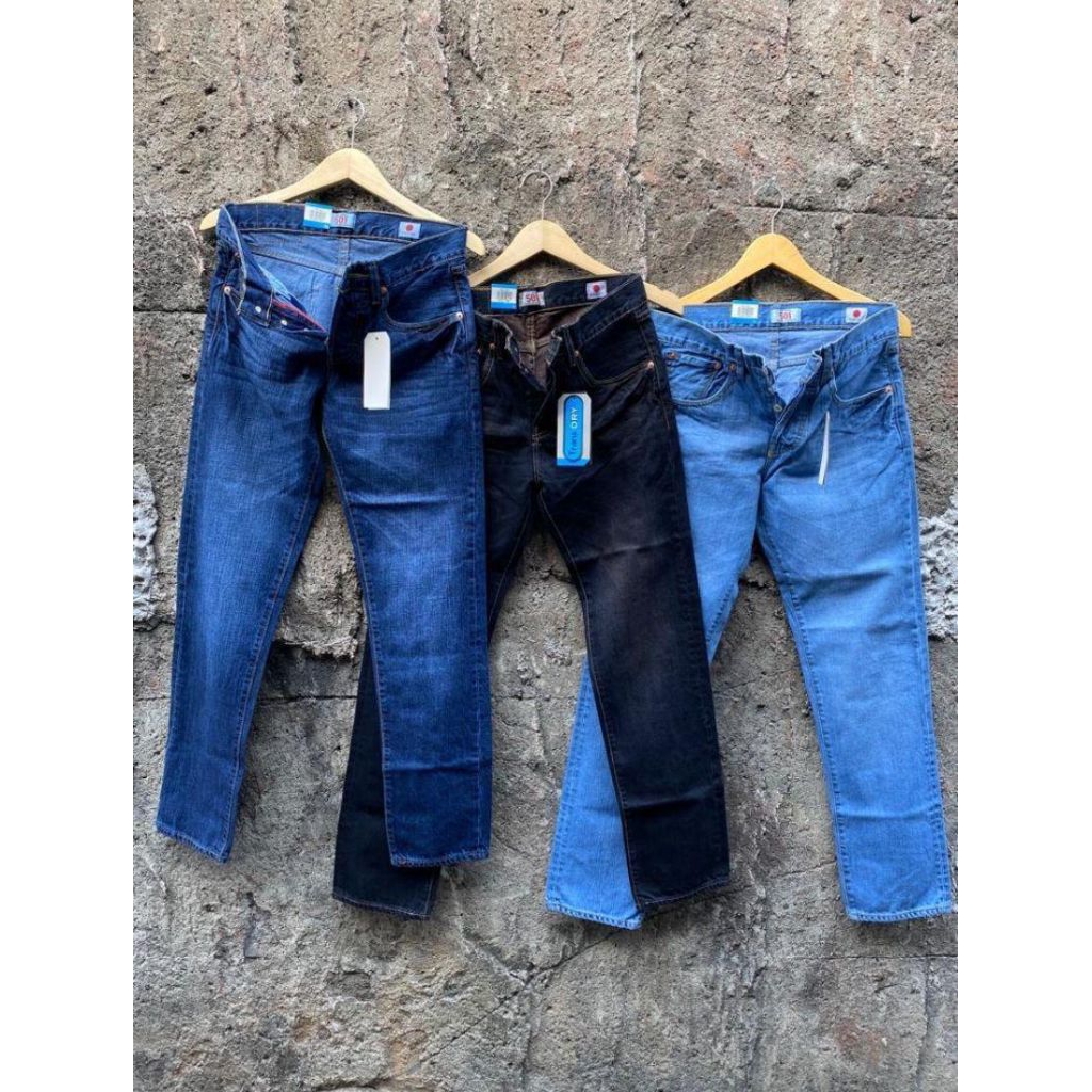 กางเกงยีนส์ผู้ชาย 5O1 Regular Denim Distro Fashion Denim Pants SIZE 28/34