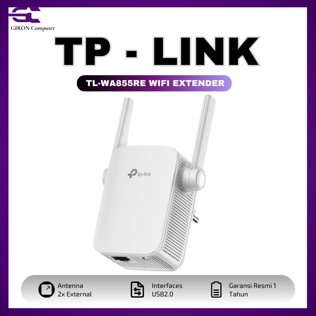 TP-LINK TL-WA855RE WiFi Range Extender / Repeater TL WA855RE