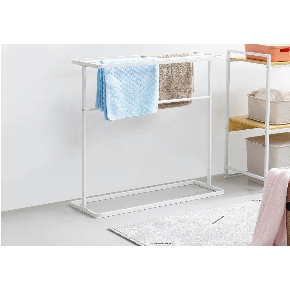 Inpa 75X26X80 cm Stanson TOWEL STAND TOWEL Drying Rack - สีขาว