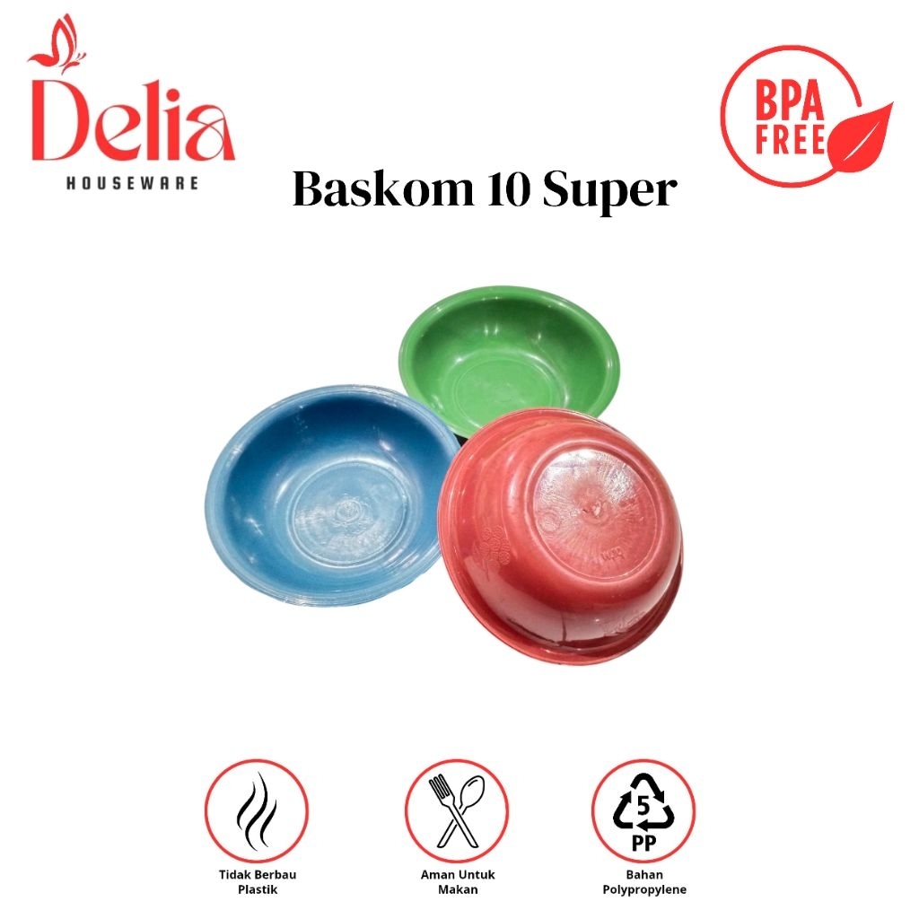 (48 ชิ้น SAVING PACKAGE) 10 Super Basin – 10 Size Celebration Rice Basin – อ่างข้าวพลาสติกเคนโดริ