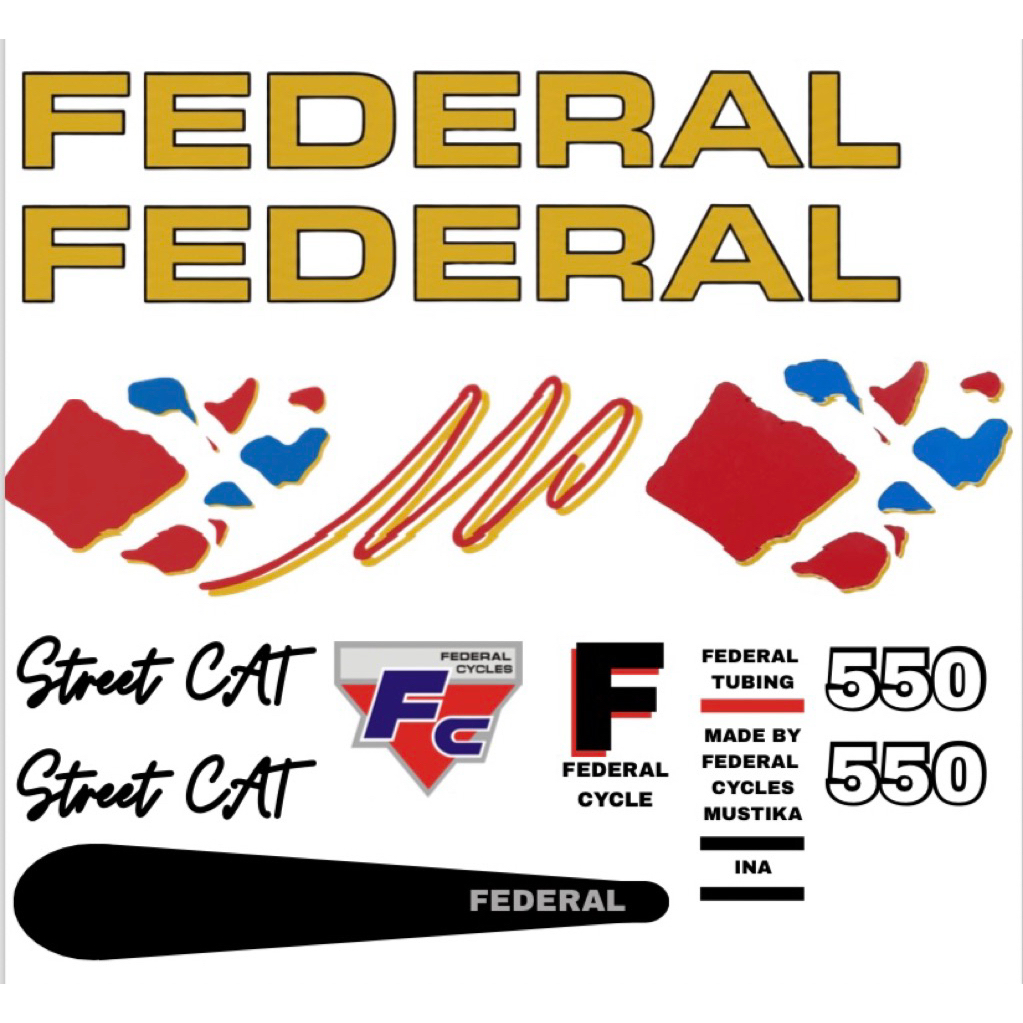 รูปลอกจักรยาน Federal Street Cat 550