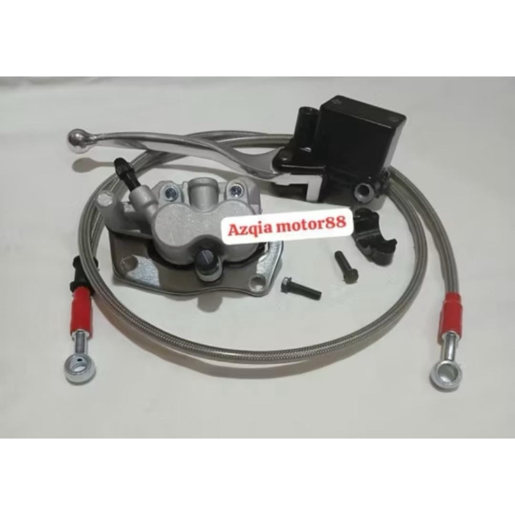 ดิสก์เบรกหน้า 220 ชุดท่อเบรกหลักฐานฐานฐานสีเงินโบลต์ KLX 150 เก่าใหม่ DT BF KAWASAKI