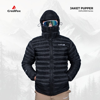 CREDIFOX Gorpcore pupper Mountain Jacket EXPLORER Series ซิป…