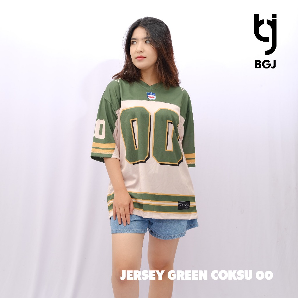 Jersey Vintage Number 00 Boxy Ray แต่งงาน Streetwear Oversize / Boxy Fit / Retro Vintage / Printing