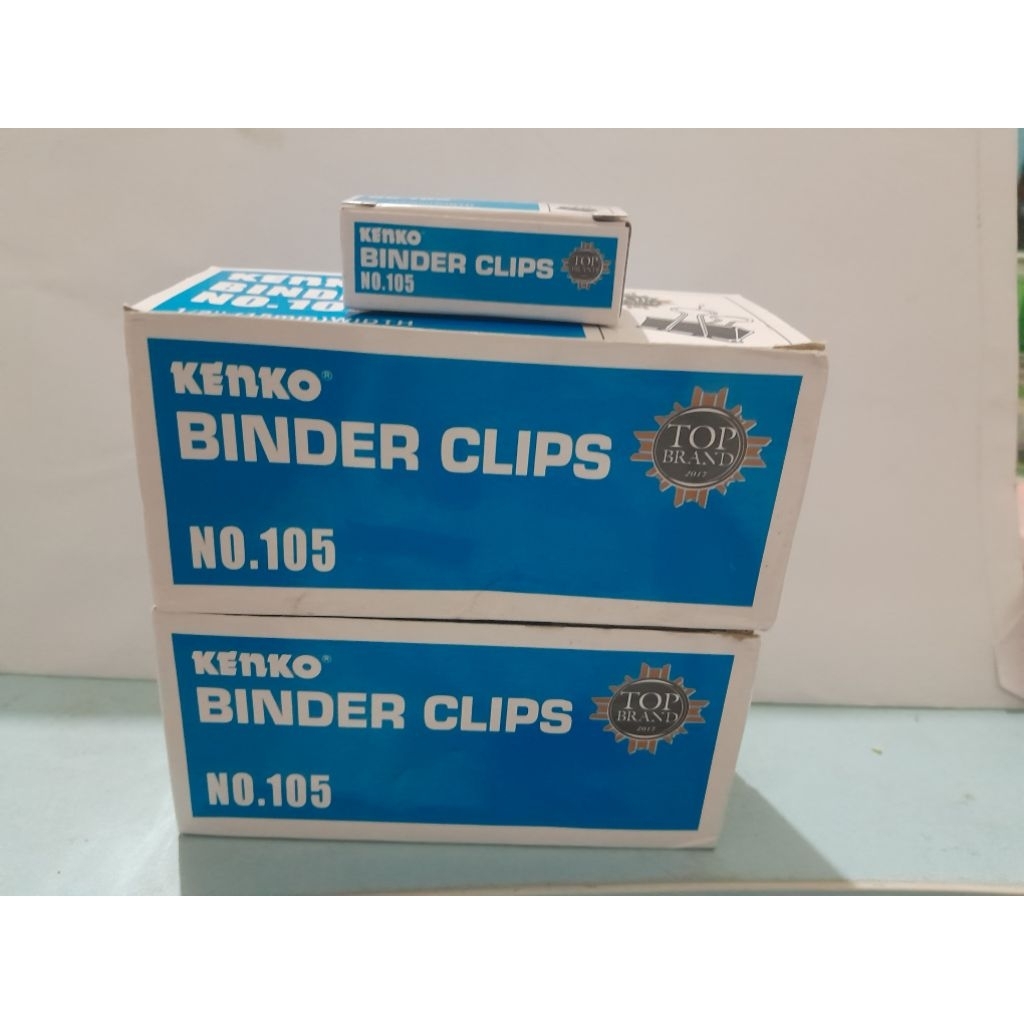 Kenko Binder Clip/Binder Clip No. 105 บรรจุ 12 ชิ้น/กล่อง