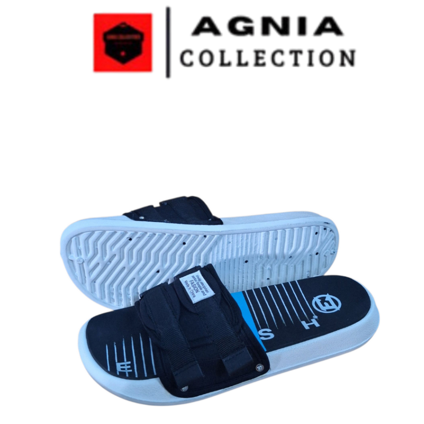 Agnia - รองเท้าแตะผู้ชาย FS Oval EQS 401 รองเท้าแตะสไลด์ผู้ชายล่าสุด Pvc Slop รองเท้าแตะ Phylon 88 S