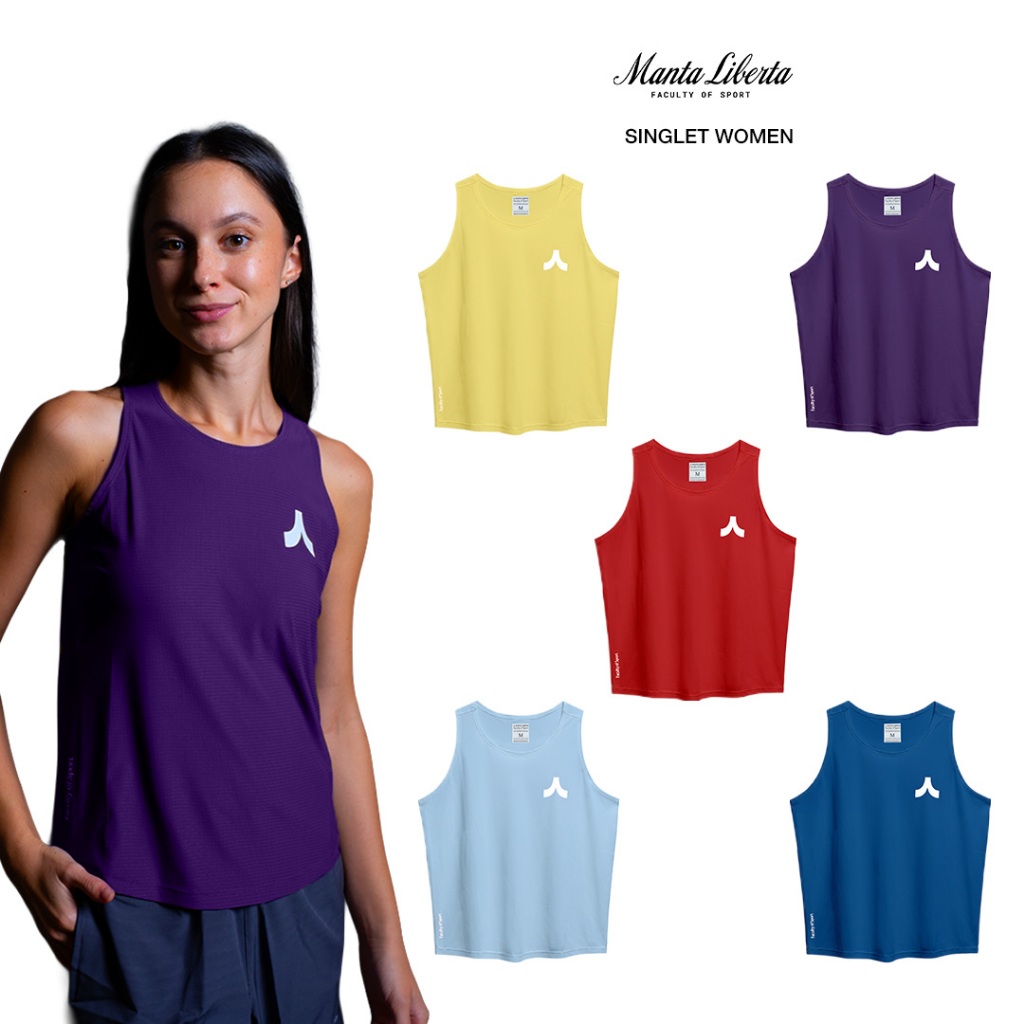 Manta Liberta Forma Libera เสื้อกล้ามสําหรับผู้หญิงผู้หญิงชุดกีฬาเสื้อกล้ามผู้หญิง