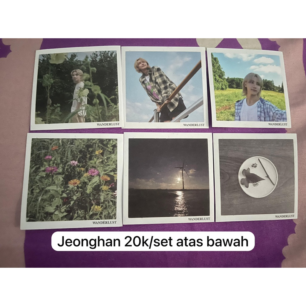 PHOTO JEONGHAN PHOTOBOOK WANDERLUST