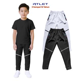 Celana Jogger Anak Laki-laki 3-12 Tahun Sportswear Kids Training Olahraga Bahan Misty Elastis Tebal