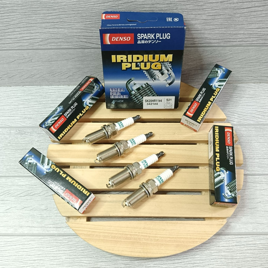 หัวเทียน Denso Iridium สําหรับ Toyota Hilux Fortuner Innova sk20hr11 1 ชิ้น