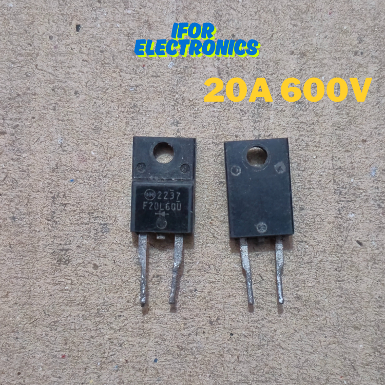 ULTRAFAST DIODE 20A 600V พาวเวอร์ซัพพลาย DIODE F20L60