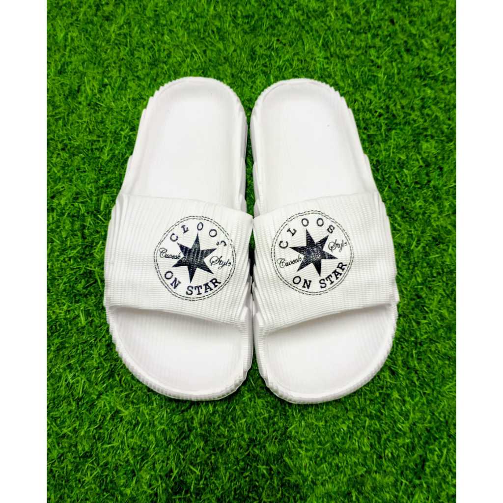 CLOOS CL 777 B-7P ไซส์ 35-40 | รองเท้าแตะสไลด์บนดาว | รองเท้าแตะลําลองสําหรับผู้ชาย {CSDS}