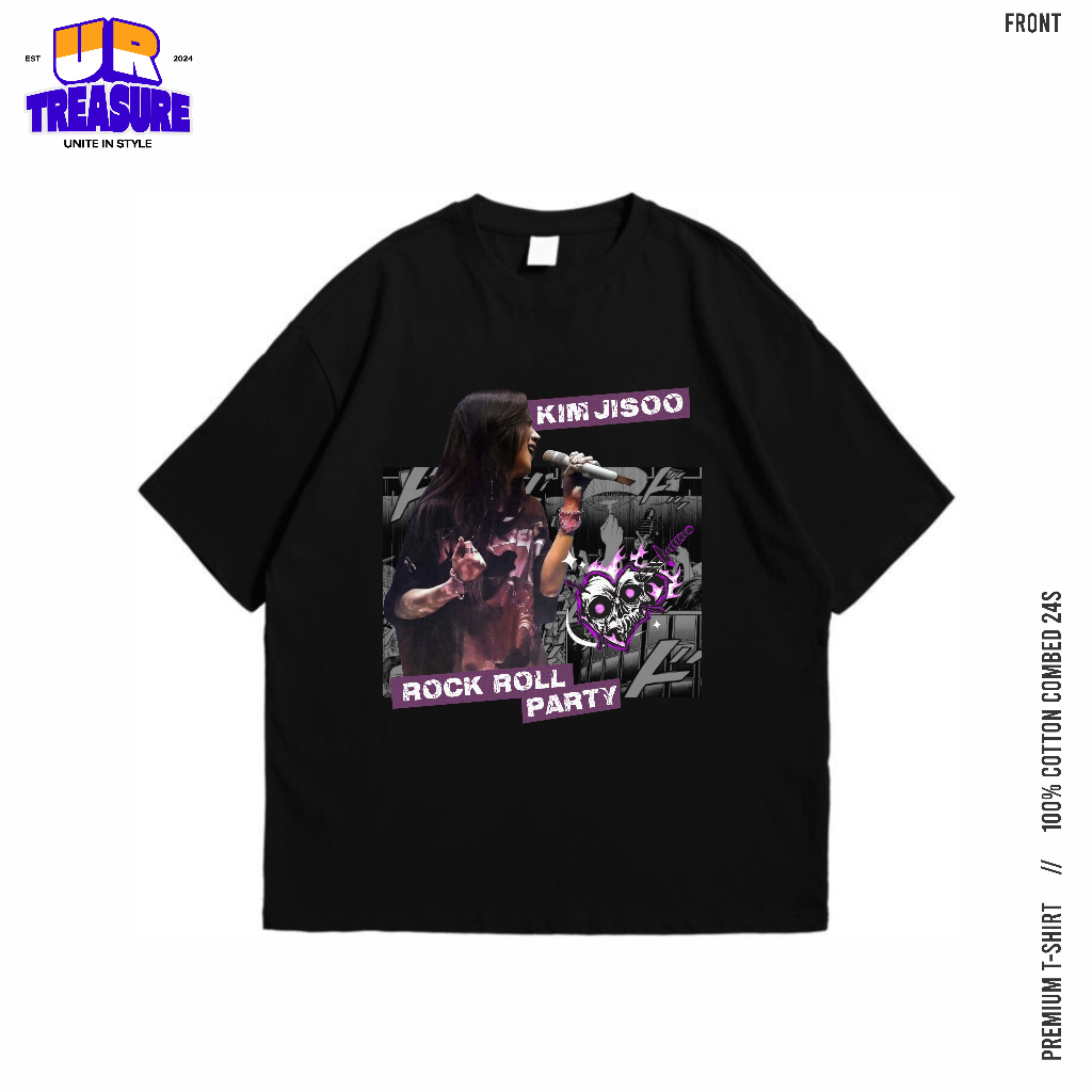 เสื้อยืด Kim Jisoo Cotton Combed 24s - เสื้อยืด Jisoo Oversize - เสื้อยืด Blackpink Jisoo By Urtreas