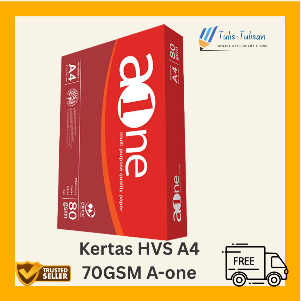 กระดาษ HVS A4 A-one*