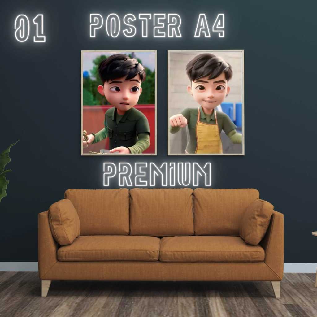 โปสเตอร์พรีเมี่ยม EJEN ALI DESIGN A4 SIZE