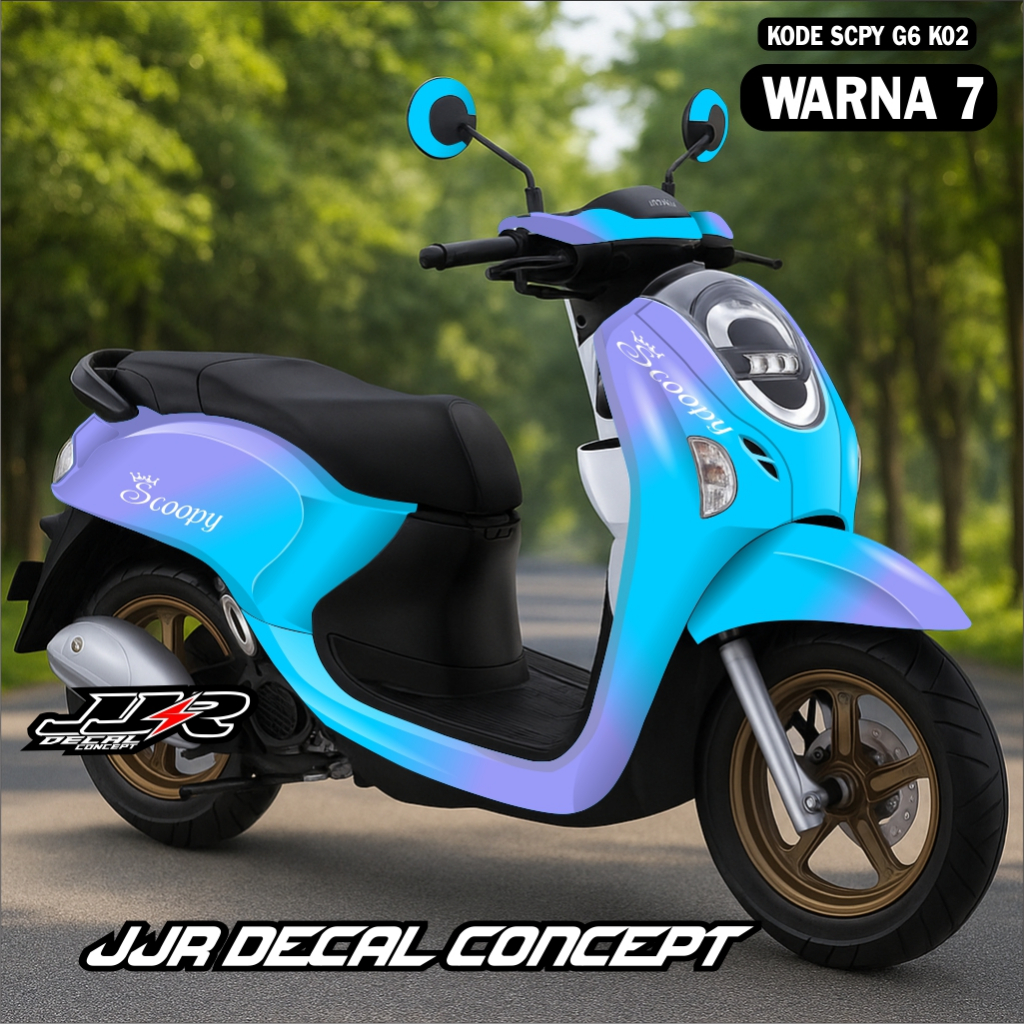 สติ๊กเกอร์รูปลอก Honda Scoopy 2025-2026 COOL CODE K6 KO2