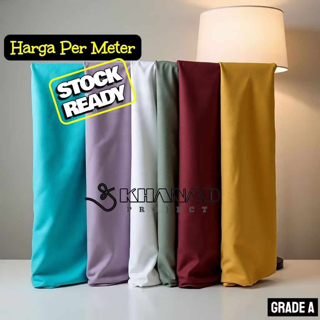 KATUN ผ้าคอตตอนเนื้อนุ่มลื่น PER METER ● WIDTH 120.ซม ซม. ซม.