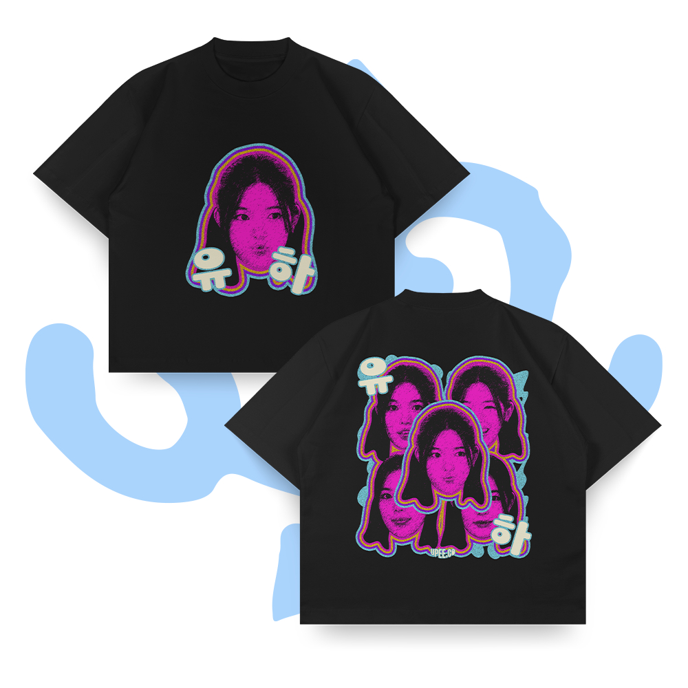 YUHA HEARTS2HEARTS Old School Series เสื้อยืด Boxy ขนาดใหญ่