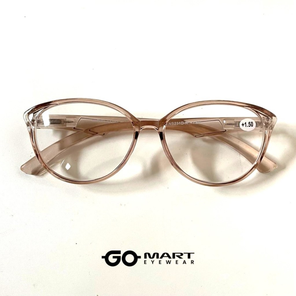 แว่นตาเลนส์ Double Focus Plus/อ่านหนังสือ - รุ่น Cateye - NS231R
