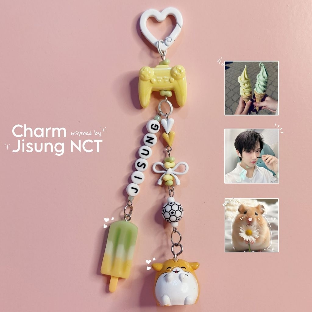 GANTUNGAN Bagcharm แรงบันดาลใจจาก Jisung NCT | Nct dream kyecharm Jisung ที่แขวนกระเป๋า พวงกุญแจน่าร