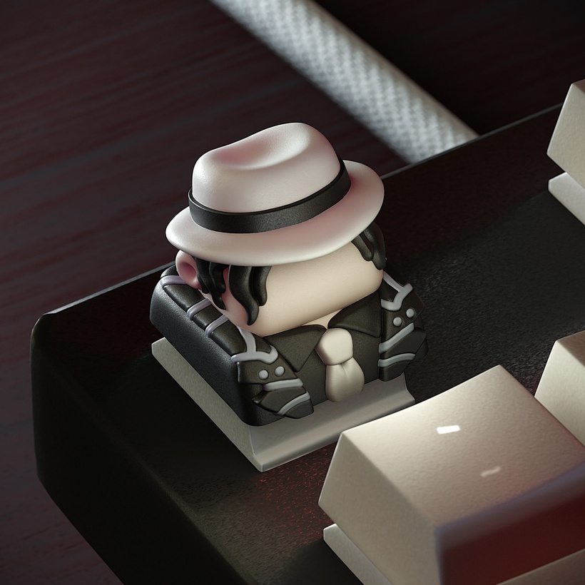 ปุ่มกด Demon Slayer Muzan Kibutsuji | Artisan เรซิ่นทํามือแบบกําหนดเอง