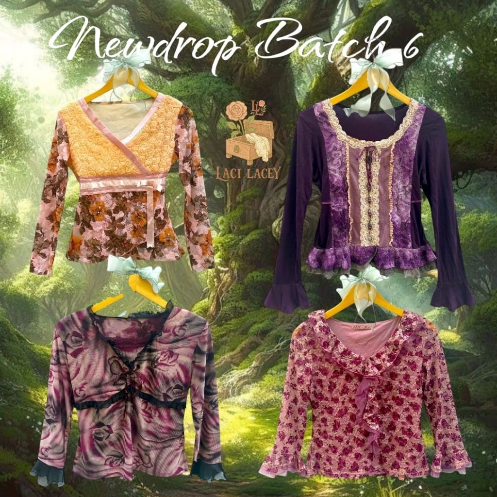 เสื้อผ้าผู้หญิง Coquette dollete kawai grunge goth camisole fairycore Batch 5