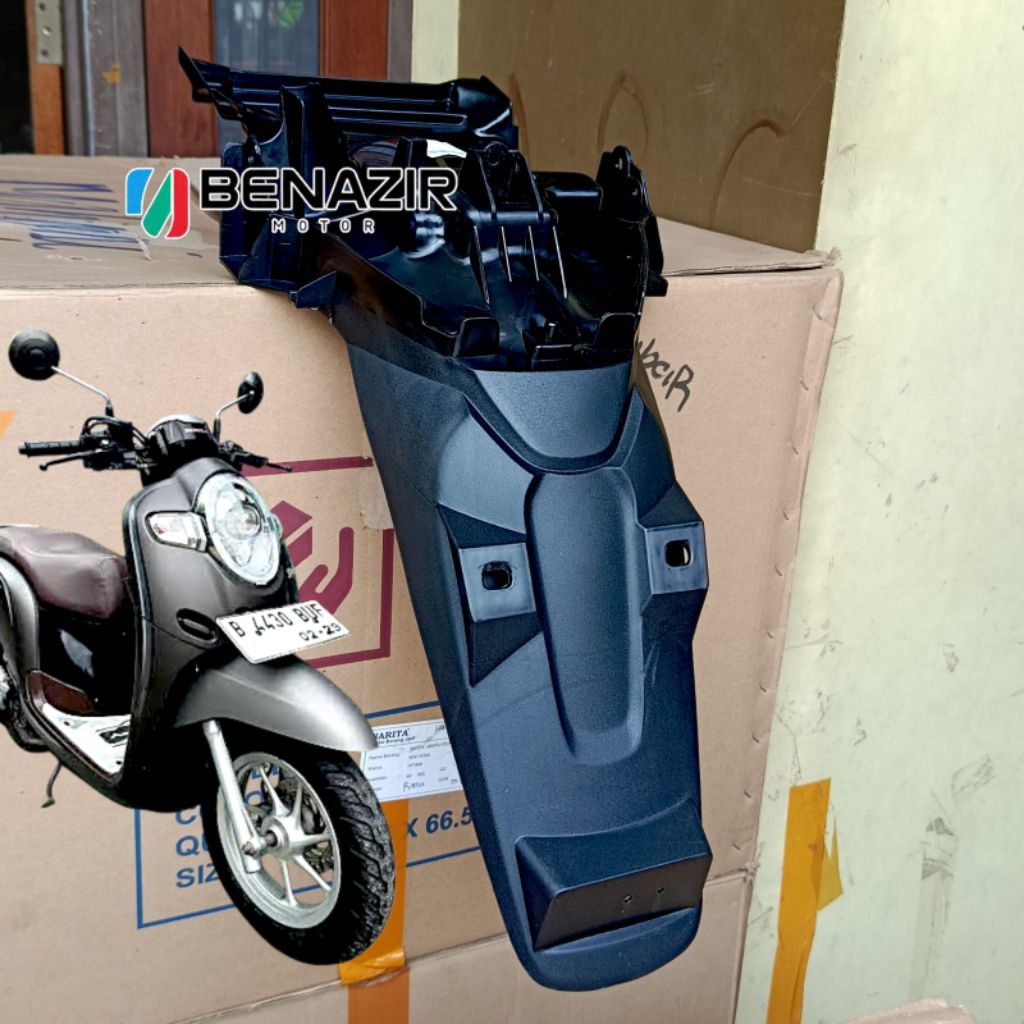 บังโคลนหลัง Honda Scoopy Donat 2017-2019 – ตัวเรือนรถจักรยานยนต์ Narit