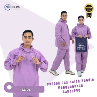 Jas Hujan HOODIE Pria Dan Wanita By MERUS By Raincoat