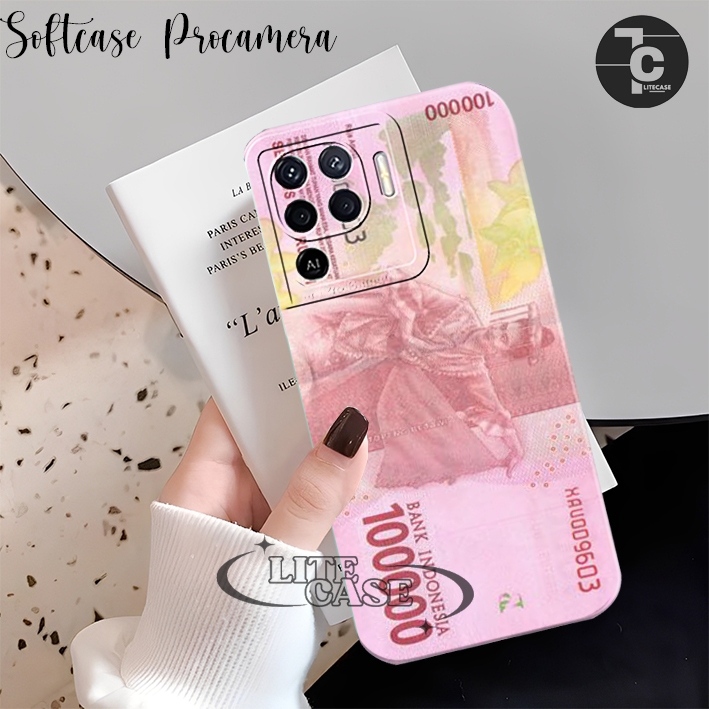เคส HP Oppo Reno 5F 4F 7Z 8Z Reno 4 4G 5 4G 5G 6 4G เคสโมติฟเงินล่าสุด - เคส Procamera - เคสป้องกันก