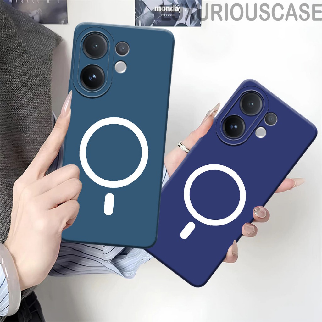 HP (LC41)SOFTCASE Vivo V60 2025 - Magsafe Motif - เคสไวรัส - เคส Realme - เคสอินเทรนด์ - เคสมือถือ