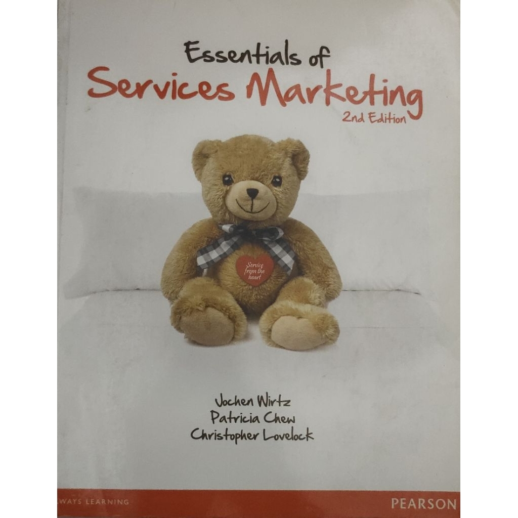 ต้นฉบับมือสอง 2ND EDITION ESSENTIALS OF SERVICES หนังสือการตลาด