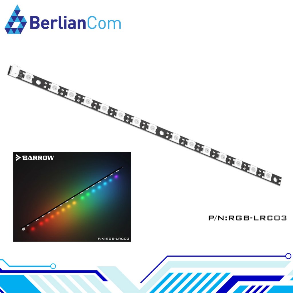 BARRACUDA RGB-LRC03 LRC 2.0 แอดเดรส RGB LED Strip สําหรับ GPU บล็อกน้ํา