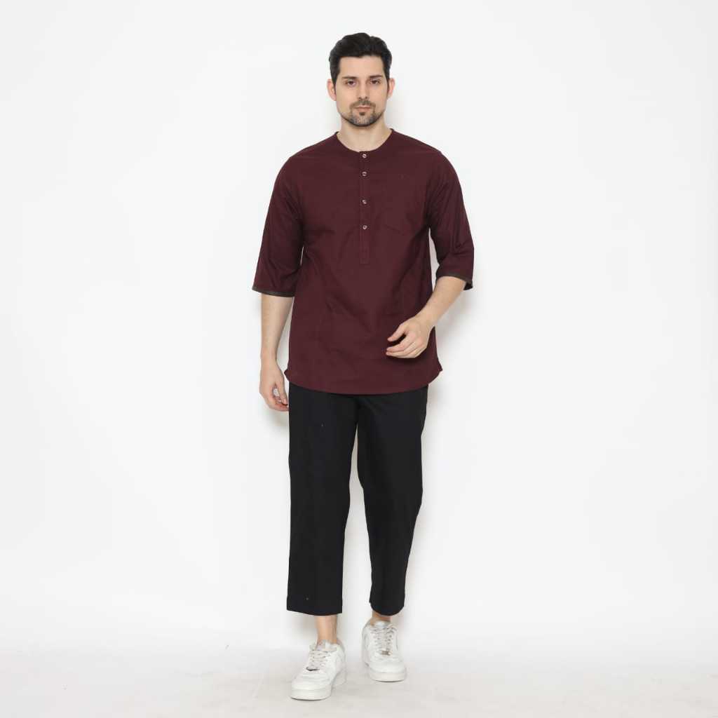 BinAuf Choya Cotton สบาย 3/4 Sleeve Kurta