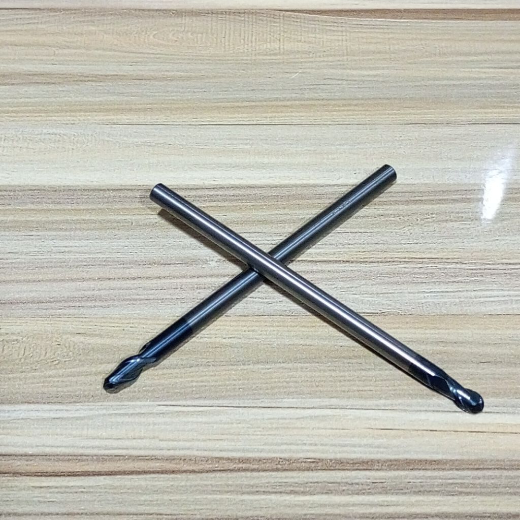 JJ TOOLS ballnose R.2 D4 mm HRC 70 คอยาว เส้นผ่านศูนย์กลาง 4 มม. Ballnuse 4 มม. 2R ยาว