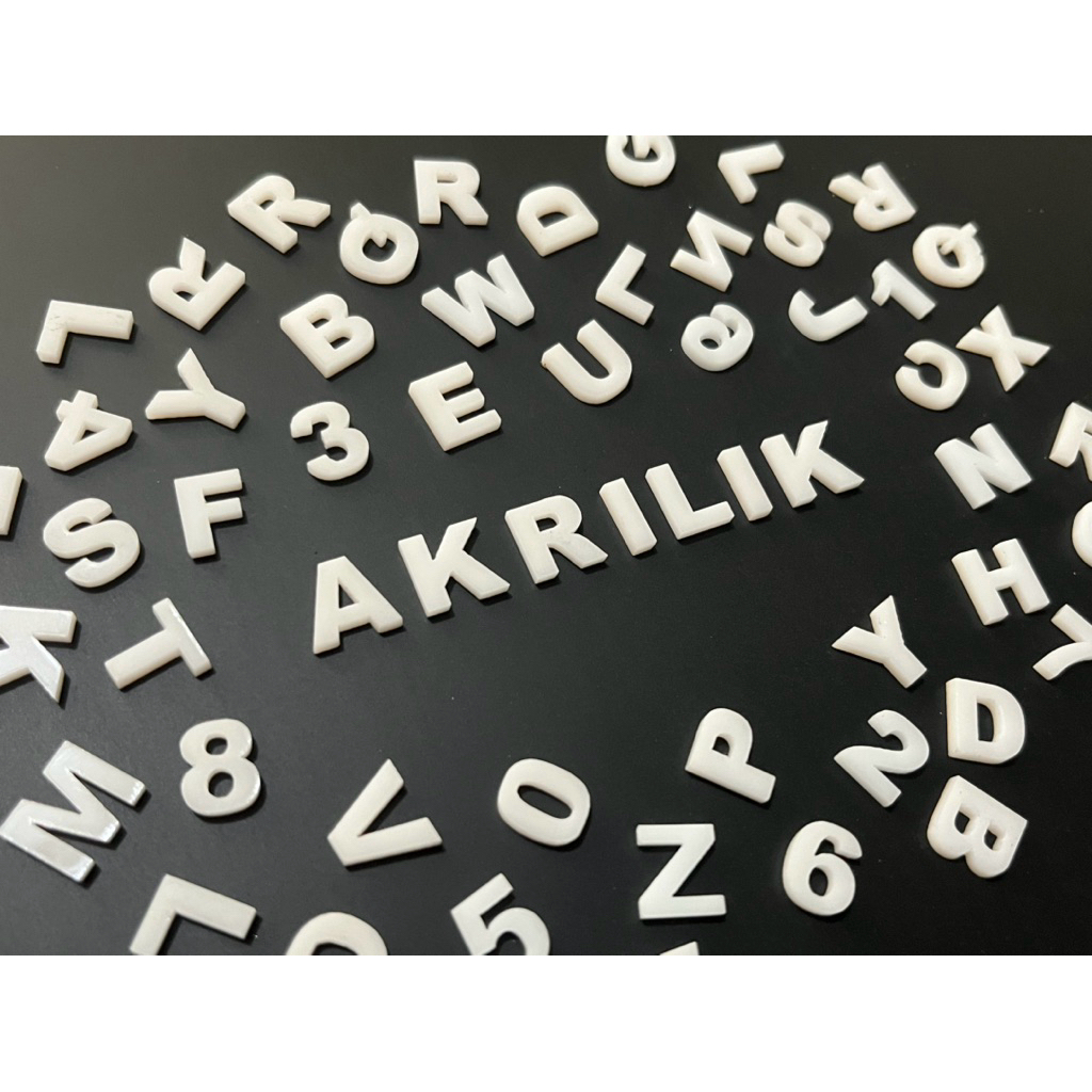 อะคริลิกสีขาว LETTERS | หมายเลขอะคริลิกสีขาว | สีขาวอะคริลิก ALPHABET LETTERS | สีขาวอะคริลิก ALPHAB